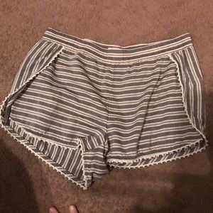 Madewell Cotton Striped Shorts